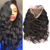 BHF Hair 360 Lace Front Body Wave Peruvian Virgin Hair Pre-Plucked 100 Human Hair Free Shipping