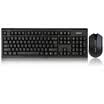 Shuangfeiyan A4TECH 3000N Wireless Mouse Keyboard Set Wireless Keyboard Mouse Set Wireless Keyboard Set Computer Keyboard Laptop Keyboard Black