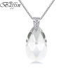 BAFFIN Classic Water Drop Pendant Necklace Crystals From SWAROVSKI Elements Rhodium Plated Chain Collares For Women