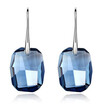 High Quality Jewelry Big Blue Crystal Long Drop Dangle Earrings For Women Vintage Fashion Jewelry 5322