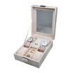GLOBAL KA Jewelry Box Gift Watch Storage Box European Jewelry Box Hand Jewelry Storage Box Birthday Marriage Valentines Day Gift Black