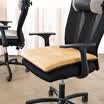 FOOJO Cushion memory foam slow cushioning cushion office cushion 40 40cm BrownGray