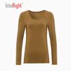 INTERIGHT Women&39s round neck baskets underwear shirt turmeric XL