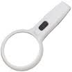 Paulone handheld high-grade reading 138mm large lens magnifying glass handheld 3LED lamp magnifying glass reading double lens magnifying glass 9986E