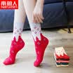 Nanjiren socks female rabbit wool socks thick warm socks 5 doubles code