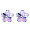 10mm Flower Earings Fashion Jewelry Austrian Crystal Romantic Stud Earrings For Women Anniversary Gift 1210