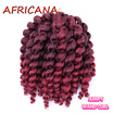 8 inch 80g Jumpy Wand Curl Jamaican Bounce Crochet Hair 22 Roots African Synthetic Braiding Hair Low Temperature Fiber
