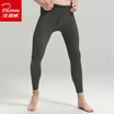 Arctic cashmere autumn&winter men&39s warm pants men&39s Qiu single pieces plus velvet thickening Slim pants men&39s cotton wool pants dark gray XL code