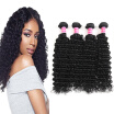 Fine Plus 4 Bundles Peruvian Deep Wave Hair 100 Unprocessed 7A Virgin Human Hair Bundles Natural Color Can be Dyed&Bleached