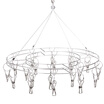 Bethus stainless steel drying racks bold windproof drying rack round sun socks rack underwear metal rack baby diaper drying rack high strength 20 clip