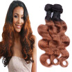 Ombre Hair Extensions 8A Ombre Brazilian Hair 3 Bundle Soft Brazilian Virgin Hair Body Wave Nice Ombre Human Hair T1B30 color