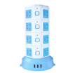 Breeze kyfen QF-L014C four-story sixteen five-hole multi-switch anti-overload socket three USB new national standard length of 18 meters
