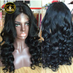 2017 New Fashion Curly Peruvian Virgin Hair Loose Curly Full Lace Human Hair Wig With Baby Hair 130 Density Thick And Tight