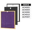 SBREL with Philips Air Purifier Filter Filter AC4121 AC4123 AC4124 Set for Philips AC4004 AC4006 Excessive Edition