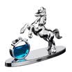 Molong car perfume decoration creative car interior jewelry horse car seat aromatherapy except odor horse to success clean silver