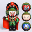Weilong creative birthday gift to send girls Sichuan opera face doll doll ornaments Chinese characteristics abroad gifts to send foreigners to friends green