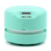 Kinbor desktop vacuum cleaner keyboard dust collector with digital clock office supplies papiste white NC5800