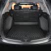 Huashi Honda CRV trunk mat 17 new crv full surrounded by car leather trunk mat crv special tail box mat crv modified interior accessories 6 piece set business black