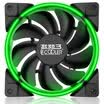 Overclocking three PCCOOLER Haoyue 12CM green chassis fan water cooling heat computer power supply fan CPU fan shock absorption mute donate 4 screws