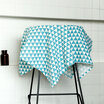 Yuan Yuan blue table cloth modern minimalist tablecloth Nordic style home square coffee table cloth fresh square 8585cm
