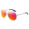 Parsons PARZIN fashion frogs paragraph polarized sunglasses couple polarized driving sunglasses 8079 silver frame reflective film ice blue