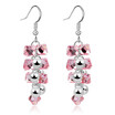 Austrian Crystal Long Drop Earings Fashion Jewelry For Women Gift Bride Wedding Accessories 7897