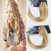 Ombre Balayage Color 12 Fading to 613 14-24" 7Pcs 120G Full Set Clip In Hair Extensions 100 Human Hair