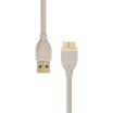 ACE ACE358W-0100 SuperSpeed ​​USB30 Micro B Hard Drive Data Cable Samsung S5Note3 Data Charging Cable White