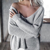 Women Casual Long Sleeve Loose Tops Knitted Sweater Cardigan Coat Outwear US
