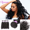 Brazilian Virgin Huaan Hair Wet And wavy human hair extensions 4 buudles high quality 100 human hair