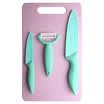 Ceramics MYCERA ceramic cutting board cutting board set of kitchenware four-piece slicing knife melon peeler mint green TC03M