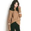 City plus CITYPLUS 2017 autumn&winter new women&39s clothing art big size coat round neck pilling sweater color tattoo sweater CWYC179363 navy color
