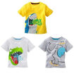 Free Shipping Baby Kids Boys Cartoon Tops T-shirt Age 1-6 Years