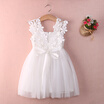 Baby Girl Princess Party Pearl Lace Tulle Flower Backless Gown Fancy Dress 2-7Y