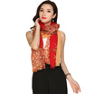 STORY Of SHANGHAI Mosaic Frozen Wool Scarf Jade Woman