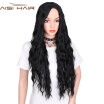 AISI HIAR Syntheti Curly Red Black Dark Brown&Ombre Blonde Hair Long Wigs for Women