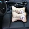 Hua decorative car headrest cartoon breathable ice silk neck pillow automotive supplies washable four seasons car pillow 2 PCs