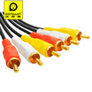 Up&steady DOREWIN AV cable audio&video cable three to three 3rca lotus head DVD color line three lotus to three Lotus audio line RZR005
