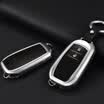 Huashi Toyota Key Case Prado Key Bag Toyota Lei Ling Highlander Camry Double Engine Corolla Reiz Crown Overbearing Key Bag Buckle Case A - Platinum Grey
