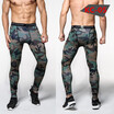 Men Compression Pants Tights Casual Bodybuilding Mans Trousers Brand Camouflage Army Green Skinny Leggings