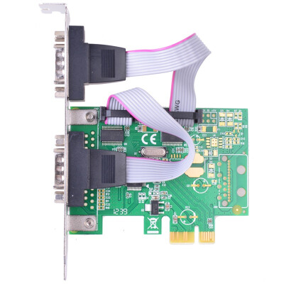 

Козерог (MOGE) PCIEx1 для двух последовательных карт MC2322 2 порта RS232 последовательная плата для настольных плат расширения RS232 адаптер карта
