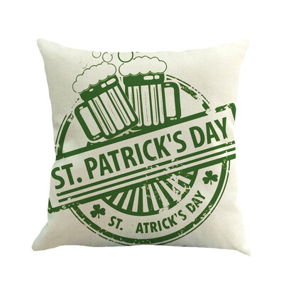 Happy green St Patricks day clover green hat Throw Pillow Cover Cushion Case Cotton Linen Material Decorative
Happy green St Patricks day clover green hat Throw Pillow Cover Cushion Case Cotton Linen Material Decorative