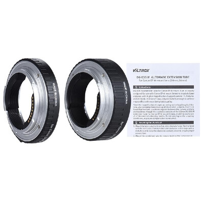 Viltrox DG-EOS Automatic Extension Tube 10mm&16mm Auto Focus for Canon EF- Mount Series Mirrorless Camera&Lens
Viltrox DG-EOS Automatic Extension Tube 10mm&16mm Auto Focus for Canon EF- Mount Series Mirrorless Camera&Lens
