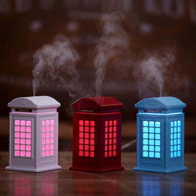 Creative retro phone booth humidifier mini silent night light usb office air purification sprayer blue
Creative retro phone booth humidifier mini silent night light usb office air purification sprayer blue