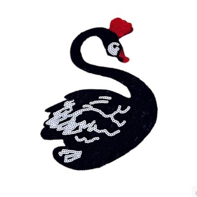 DIY Women Clothes Sewing Patch Sequins Black Animal Large Applique Swan Shape Cloth Paste Accessories
DIY Women Clothes Sewing Patch Sequins Black Animal Large Applique Swan Shape Cloth Paste Accessories