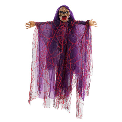 New Hot Voice Control Cap Gauze Ghost For Halloween Hanging Decoration With Sound And Red Light
New Hot Voice Control Cap Gauze Ghost For Halloween Hanging Decoration With Sound And Red Light