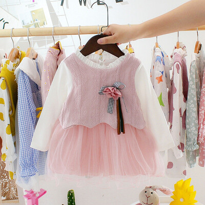 Newborn infant Baby Dress Cotton Princess Toddler Dress Mesh Fake Two Piece Party Dresses for Girls Fashion Baby Girl Clothes
Newborn infant Baby Dress Cotton Princess Toddler Dress Mesh Fake Two Piece Party Dresses for Girls Fashion Baby Girl Clothes