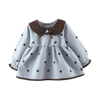 Spring Children Girls Dresses Children Clothing Kids Girls Solid Color Polka Dot Print One-piece Size 80-110
Spring Children Girls Dresses Children Clothing Kids Girls Solid Color Polka Dot Print One-piece Size 80-110