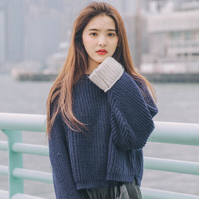 Women Knitted Sweater Oversize O-neck Winter Knitwear Bat Sleeve Patchwork Warm Casual pullover korean clothing harajuku
Women Knitted Sweater Oversize O-neck Winter Knitwear Bat Sleeve Patchwork Warm Casual pullover korean clothing harajuku