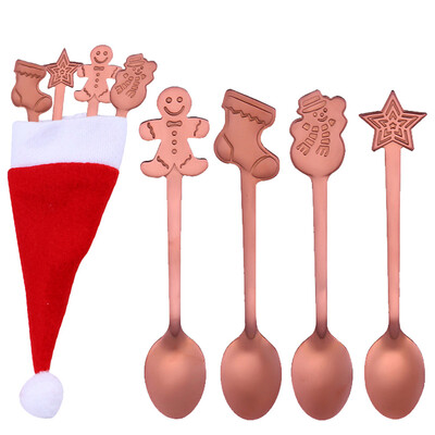 Tailored 4PCS Christmas Colorful Spoon Handle Spoons Flatware Ice Cream Drinking Tools BK
Tailored 4PCS Christmas Colorful Spoon Handle Spoons Flatware Ice Cream Drinking Tools BK